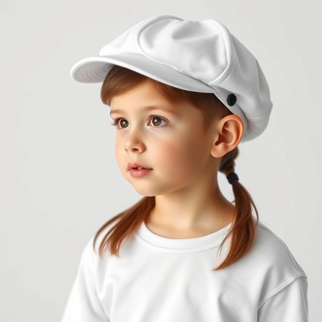 Kid's White Breton Hat