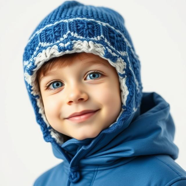 Kid's Blue Winter Cap