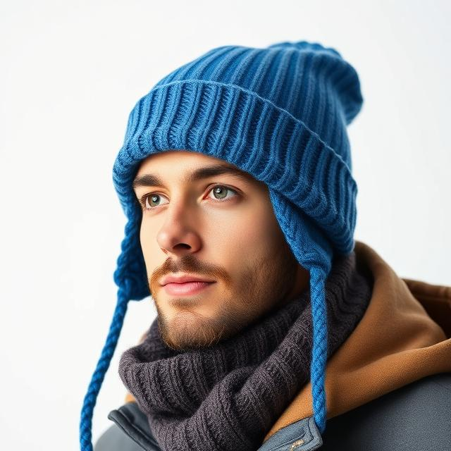 Men's Blue Winter Cap