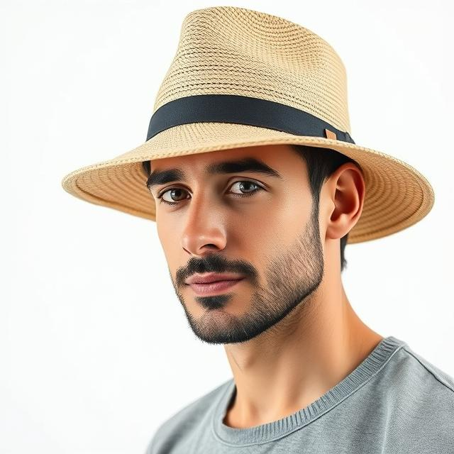 Men's Brown Pamela Hat