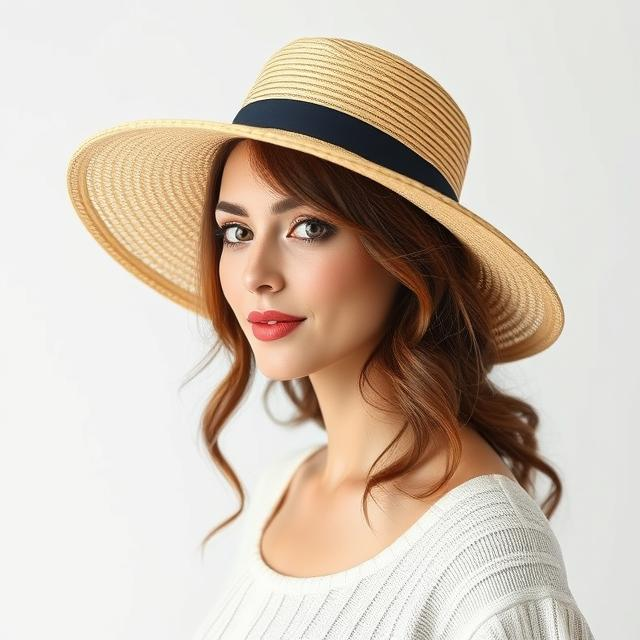 Women's Brown Pamela Hat